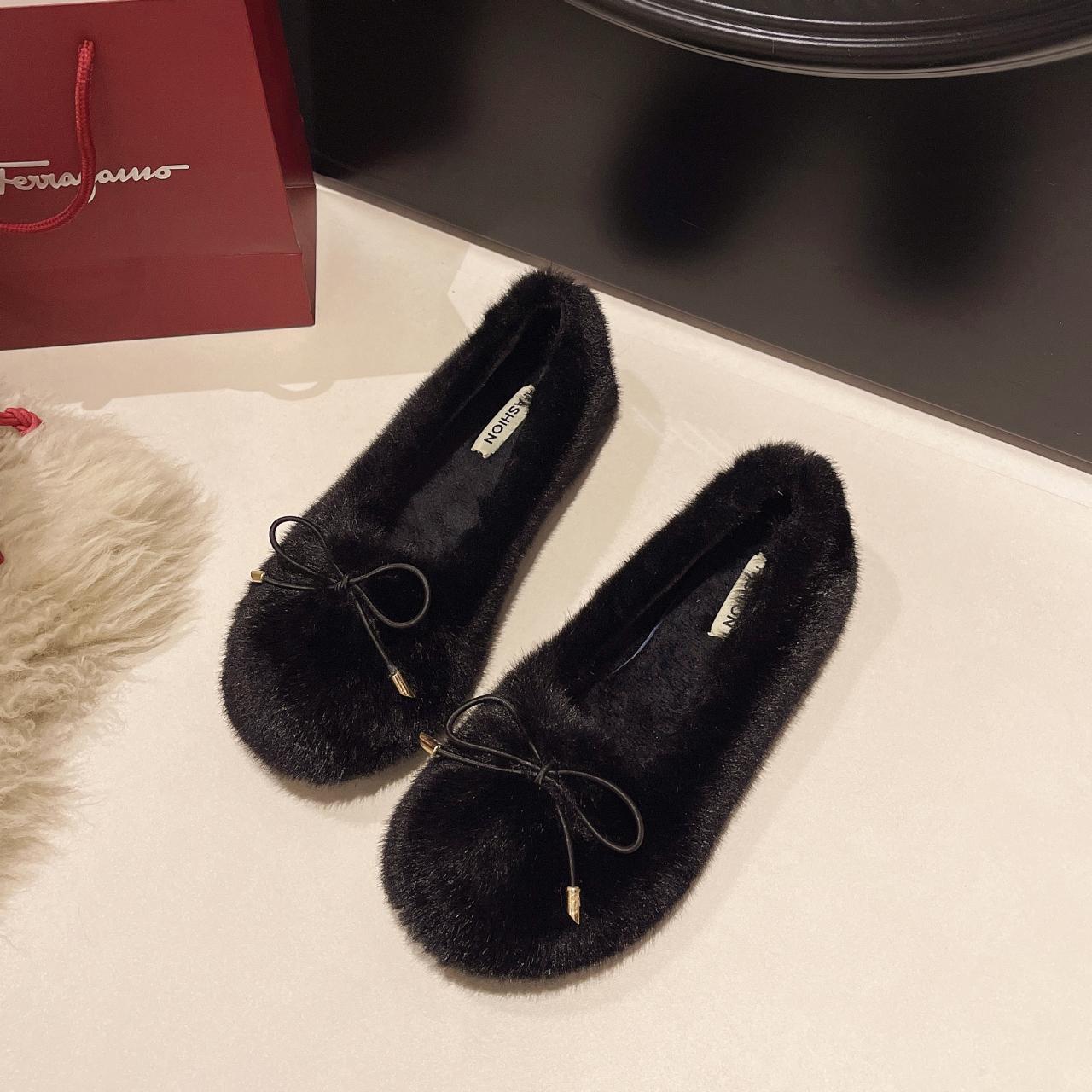 

Мода Aphixta Пушистый Сладкий Бант Dec Женские Балетки Желтые Неглубокие Балетки Женские Балетки с Лоферами Мягкая Подошва Женская Повседневная Обувь 36 чёрный