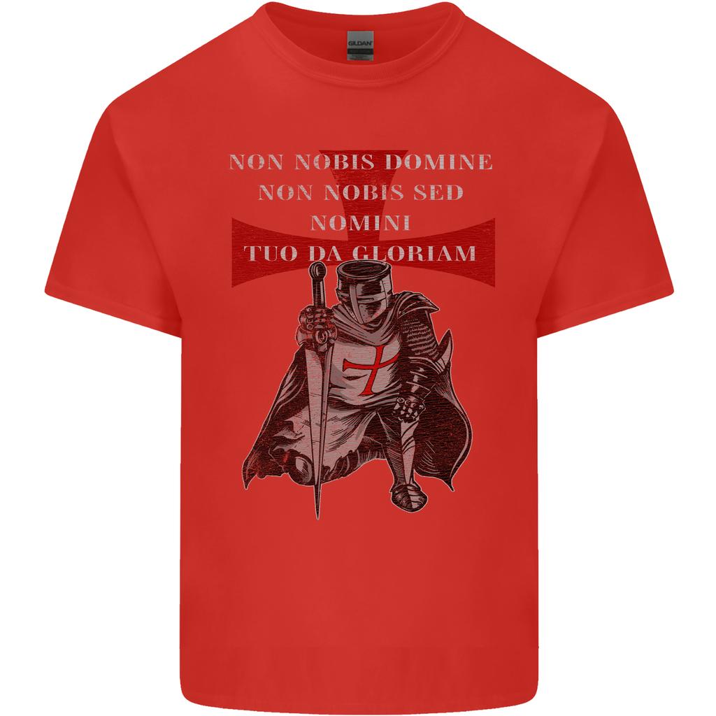 Knights Templar Prayer St Georges Day Unisexs Light Cotton TShirt