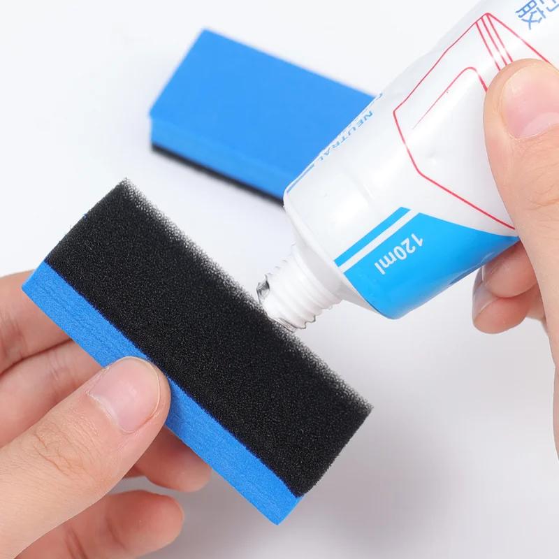 1-30PCS Car Ceramic Coating Sponge Applicator Glass Nano Wax Coat Sponges Blue Square Sponge and Cloth Car Cleaning Brush