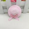 Cute Mini Straw Hat Hair Clips & Hair Ties No Hair Damage Soft Pastel Gingham Bows for Toddler Girls School Daily Wear