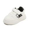 2025 New Autumn Single Shoes Children's Little White Shoes Boys and Girls Versatile Classic Breathable Casual Shoes Medium and Small Children's Board