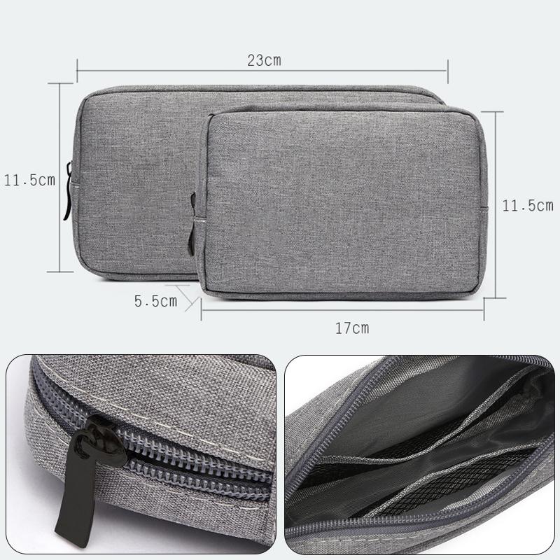 Portable Gadget Digital Storage Bag Travel Wires Charger Power Bank Mouse Pouch USB Cable Earphone Charge Pal Organizer