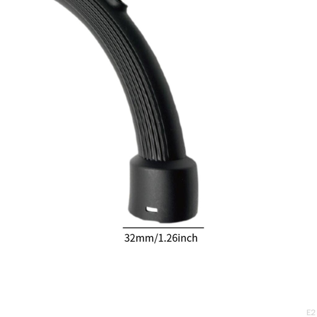 Støvsuger Slangeende Komponent 32mm Innvendig Diameter Buet Håndtak Installasjonstilbehør