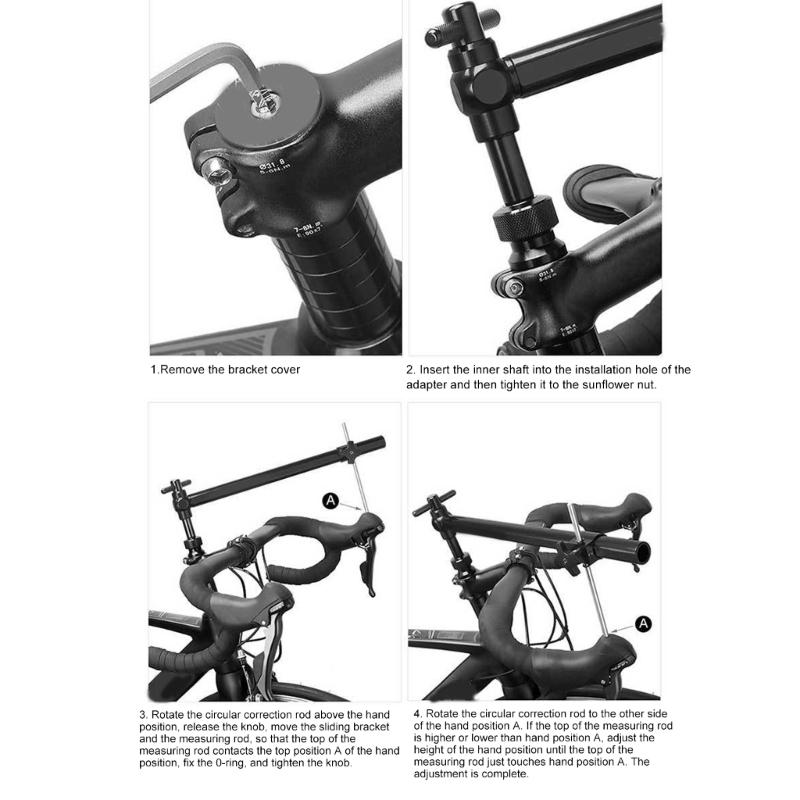 Road Bike Shifter Checker Shifts Brake Levers Alignment Tool Bike Handlebars Balancing Tool Bike Repair Tool