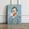 Vincent Van Gogh Canvas Print with Pop Art Balloon