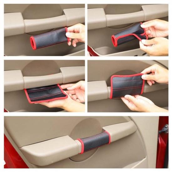 4Pcs Inner Door Handle Grab Protector Cover Trim for Chrysler PT Cruiser 2005-10