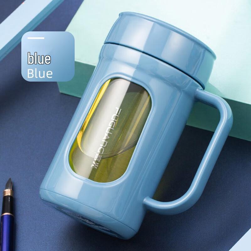 FUGUANG Borosilicate Glass Water Bottle with Handle