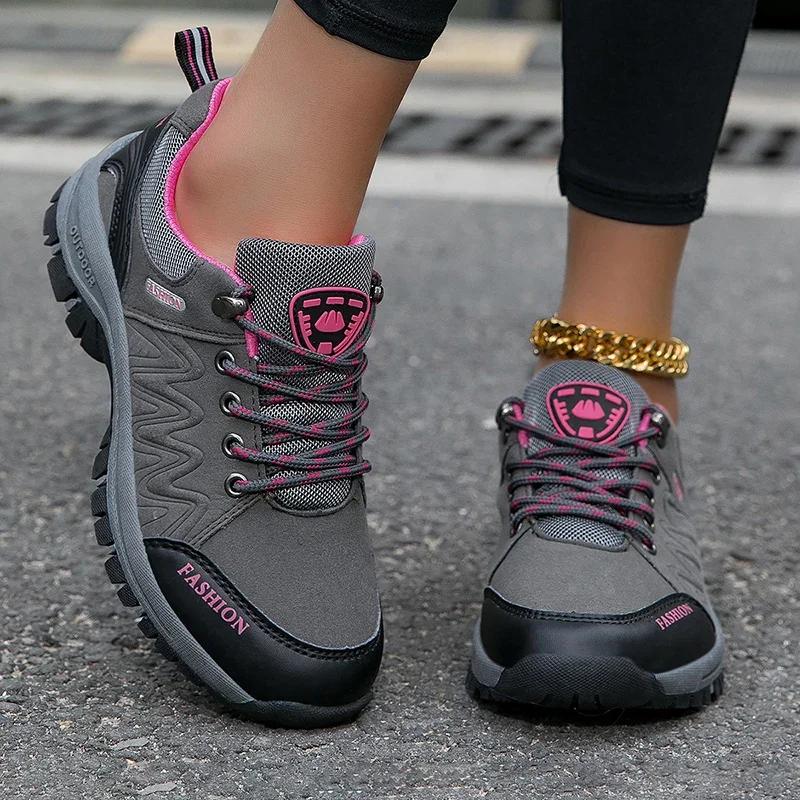Scarpe da Alpinismo da Donna per Esterno Nuove Scarpe da Passeggio Antiscivolo Semplici e Comode Sport All'Ingrosso Turismo Scarpe da Corsa