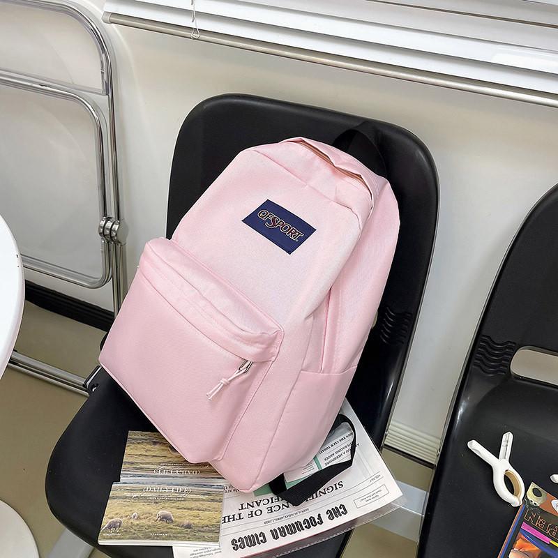 Spacious Nylon Backpack For Students With Waterproof And Wear-resistant Fabric