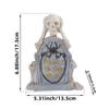 Unique Halloween Skull Tombstone Funny Tombstone Statues Skeleton Tombstones Decoration  Gift
