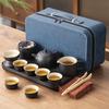 Ceramic Portable Travel Tea Set Household Gifts Business Company High-end Gifts