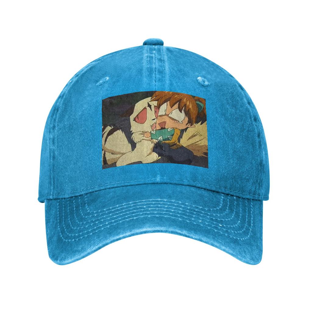 Anime Inuyasha Shippo Jeans-Kappe Lässige Baseballkappen Verstellbare Mütze Sommer Unisex Baseballkappen