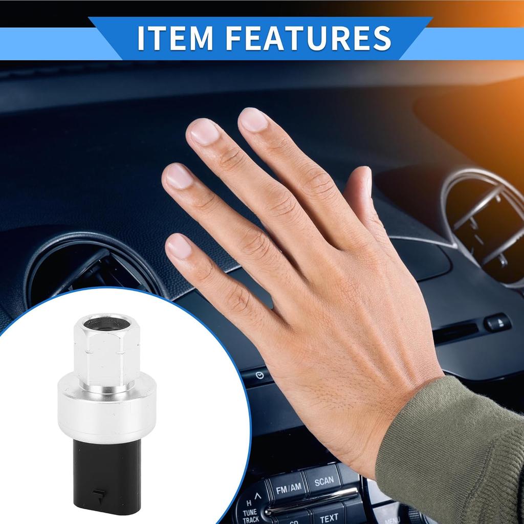 1 Pc A/C Pressure Switch Sensor for Chrysler 200 2012-2017 Engine Air Conditioning Refrigerant Pressure Transducer
