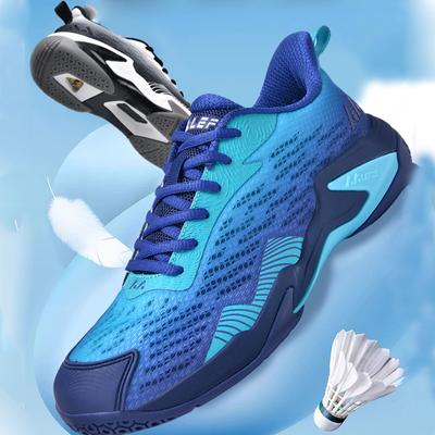 LEFUS Women/Men's Lightweight Anti-SkidTennis Shoes Breathable Tennis Badminton Court Shoes with MD/Rubber Sole Tennis Table Tennis Shoes
