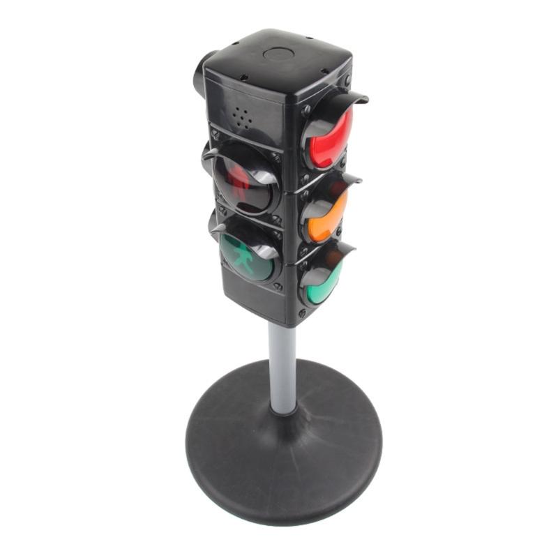 Interactive Kids Traffic Signal Light Toy for Toddler Outdoor Safety Learning Roleplay Activity Educational Road Sign