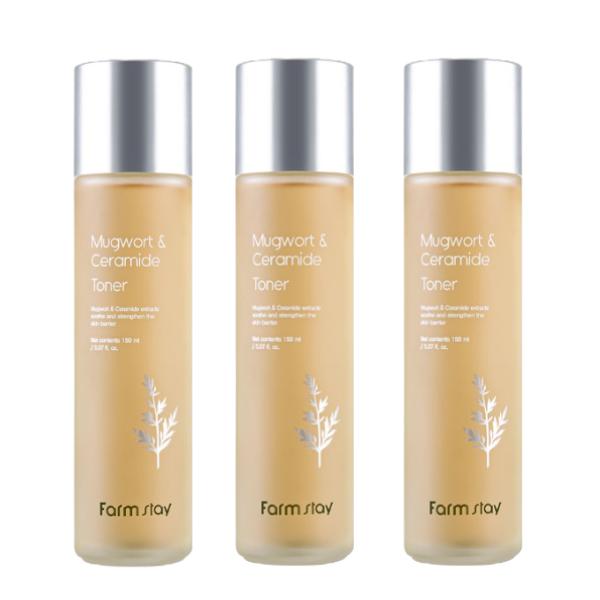 FARM STAY Mugwort & Ceramide Toner 150ml, Emulsion 120ml, Serum 35ml, Cream 55ml (15 Options)