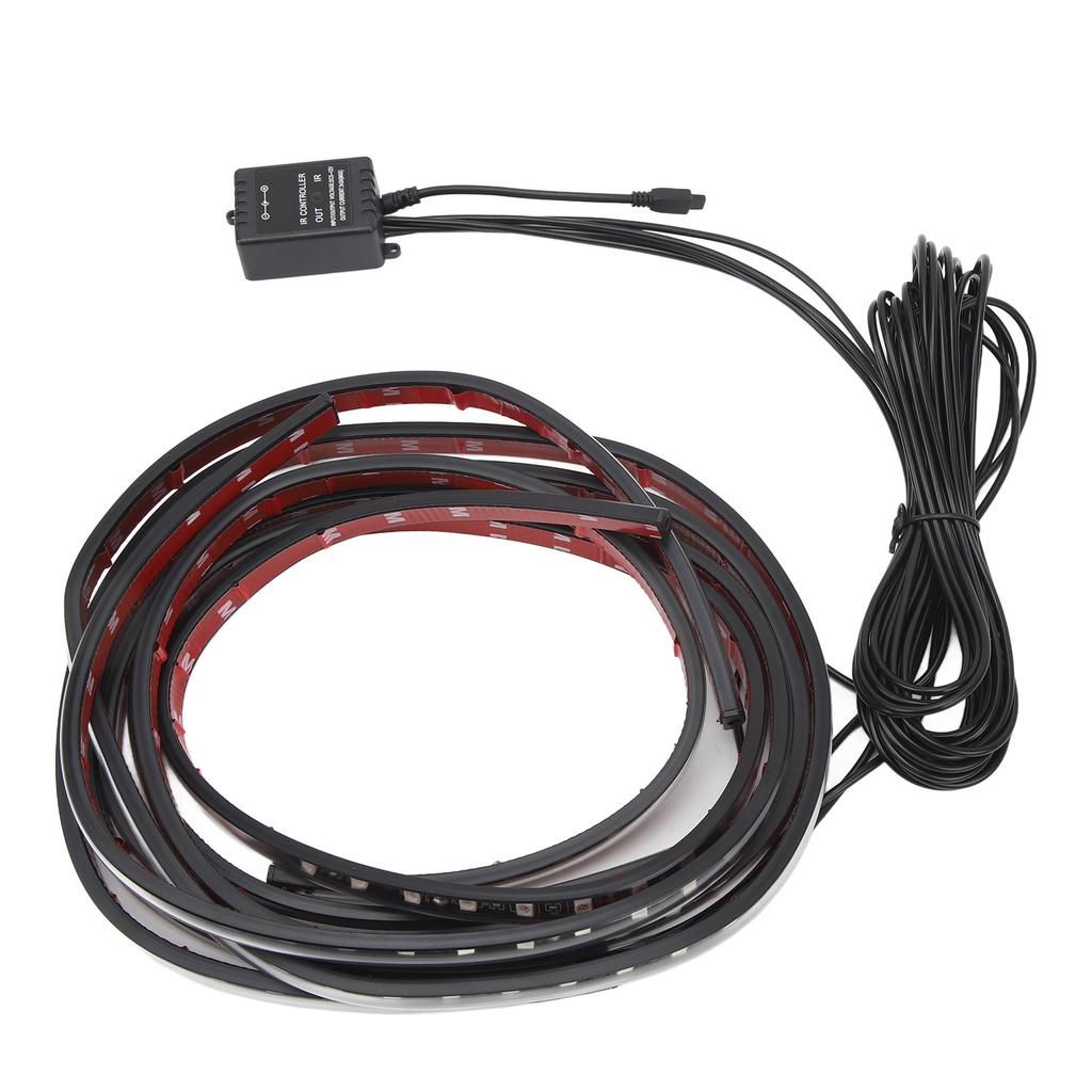 Auto-Unterbodenbeleuchtungs-Kit, Sound Control LED-Umgebungslicht mit Bluetooth-App und Fernbedienung