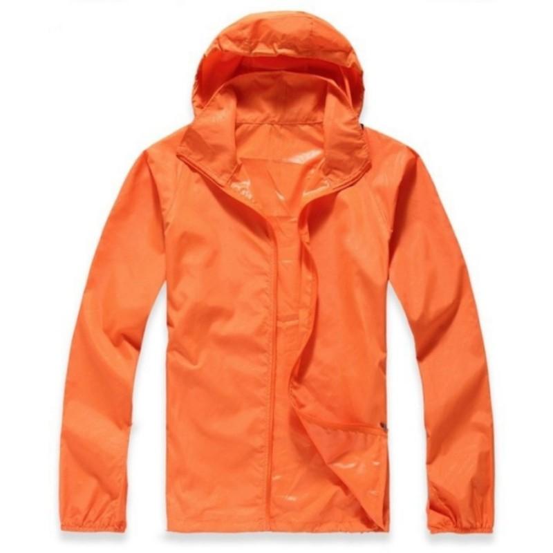 Sommer Einfarbig Dünne Sektion Outdoor Sport Sonnenschutz Kapuzen Langarm Schnelltrocknend Atmungsaktiv Jacke