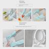 Miaojie Durable Waterproof Rubber Gloves for Dishwashing, Laundry, and Housework