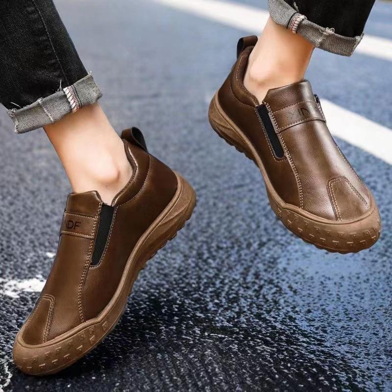 

2025 High Quality Cushioned Sports Shoes Non-slip Walking Shoes Breathable Exercise Lightweight Men s Walking Shoes Lightweight 40 коричневый