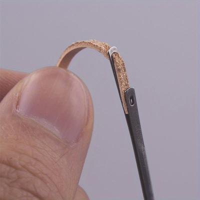 1ks Ocelové Kožené Šňůrky Šněrovací Jehly 56mm DIY Kůže Šití Řemeslný Nástroj Kožená Sada Nástroje Ruční Šicí Jehly