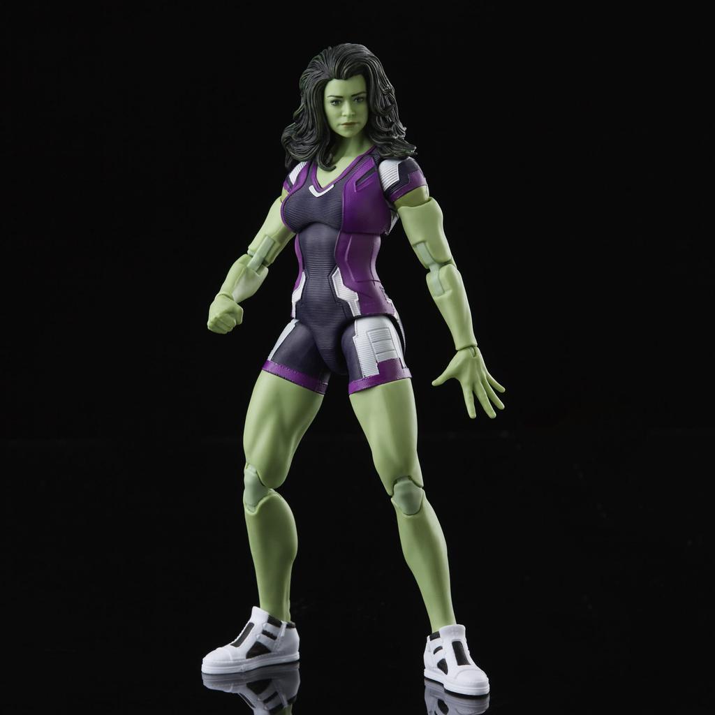 Hasbro Marvel Legends Series Disney Plus MCU Series Action Includes 2 Accessories and 1 Authentic She-Hulk Figure, 6-inch (15cm) Size, Build-A-Figure