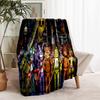 Cartoon Five Nights at Freddys printed throw blanket—lightweight,soft,warm;versatile blanket all seasons—perfect air-conditioning throw,nap blanket