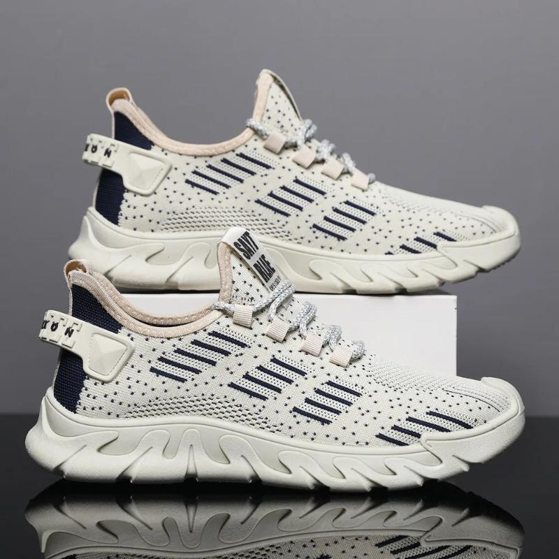 Men's Shoes Trendy Mesh Shoes Spring Shoes Men's Shoes Outdoor Casual Men's Sports Shoes Flying Knitting