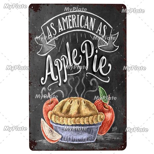 GUACAMOLE Metal Sign Plaque Metal Vintage Food Tin Sign Wall Decor for Kitchen Cafe Diner Bar Pizza/cake/Pie Metal Signs