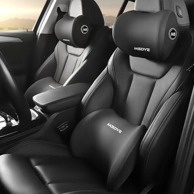 Apoio de Cabeça/Lombar para Carro Almofada de Pescoço para Carro Almofada Lombar Encosto para Assento de Motorista Suporte Lombar para Carro Acessórios para Carro Conjunto de Interior para Carro Encosto de Assento