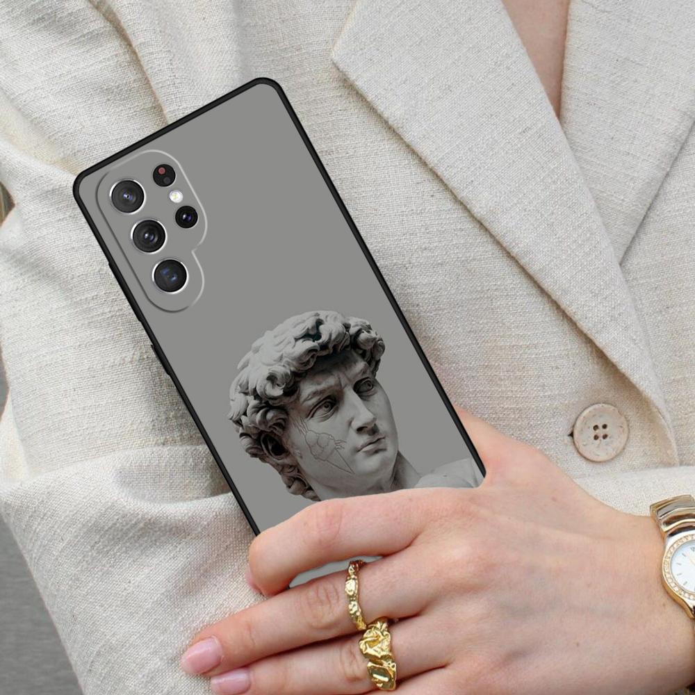 Greek Aesthetics Plaster statue Cell Phone Case for Samsung Galaxy S26 Ultra S25 S24 S23 S22 S21 S20 Note10 Cover