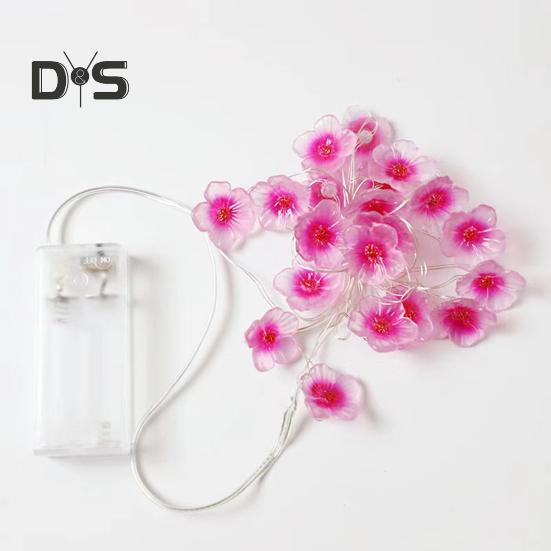 LED Cherry Blossom Vine Light Strip with Remote Control Multiple Lighting Modes Cherry LED Tree Branch Lights Wall Decor