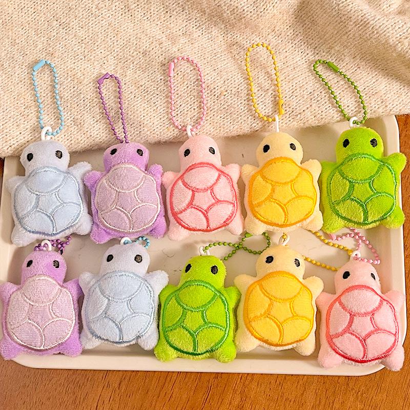 Creative Green Turtle Plush Keychain & Backpack Charm - Perfect for Events and Gifts