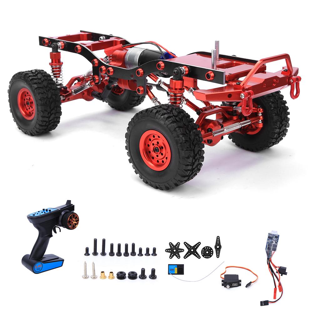 Car Frame Upgrade Part with Electronic Devices Fit for WPL C24 C14 1 16 RC Car