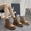 Women's Thick-soled Chunky Heel Boots - New Arrivals for Autumn and Winter - Versatile Shoes - Woolen Boots