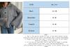 2026 Fall Winter Collar Short Knit Cardigan Women Loose Solid Color Sweater Coat Elegant Top
