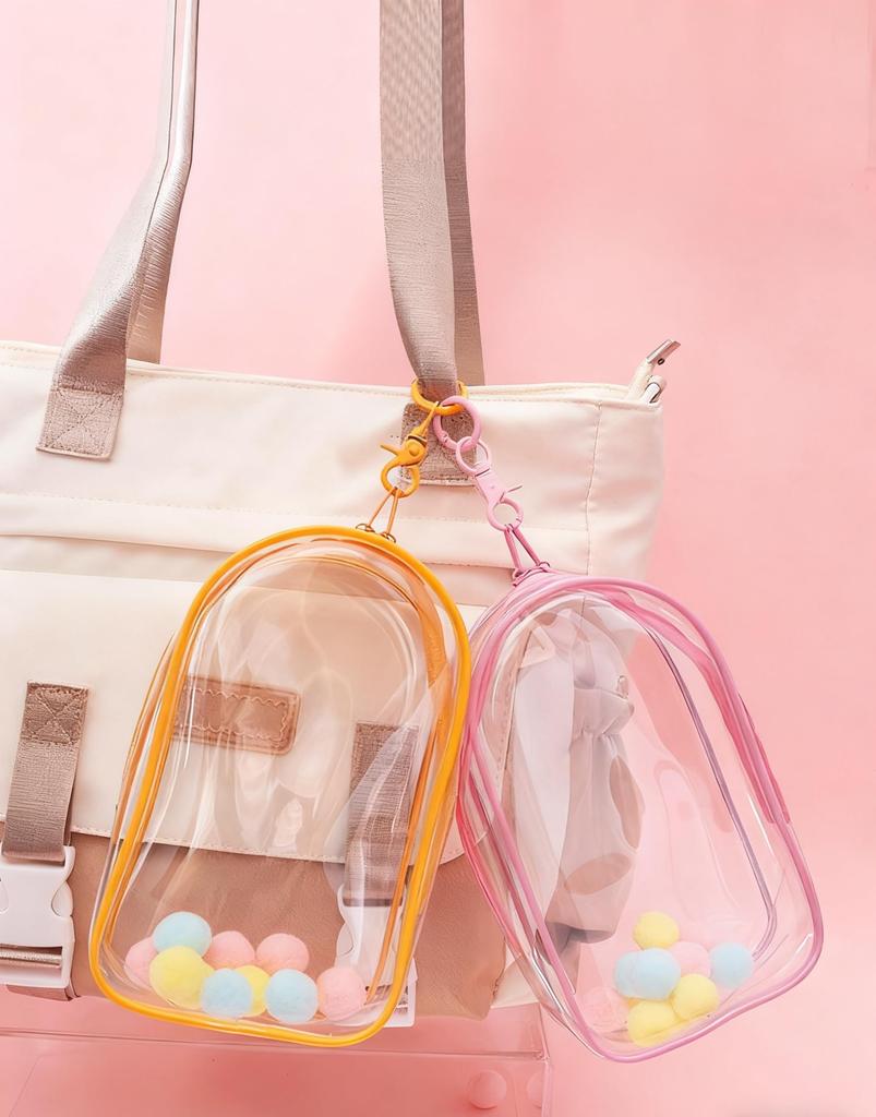 Coyoohouse Plush Pouch, Clear Mini, Ita-bag, Plush Toy Storage, 15cm, Bag, Goods Storage, Multi-Purpose, Event, Gift, Present, Spring, Summer,