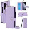 Wallet Leather Case Galaxy Z Fold 8/7 With Pen Holder Card Slots Crossbody Strap