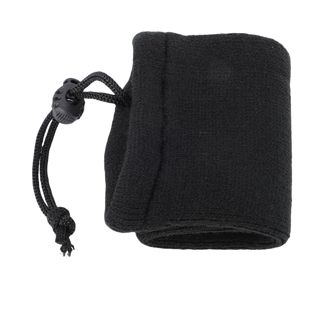 Marine Boat Bumper Covers 20×63cm Black Knitted Elastic Strong Protection Boat Bumper Sleeves for Twin Eye Center Rope Tube