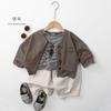 Korean Style Casual Long Sleeve Outerwear Jacket For Unisex Boys And Girls Kids