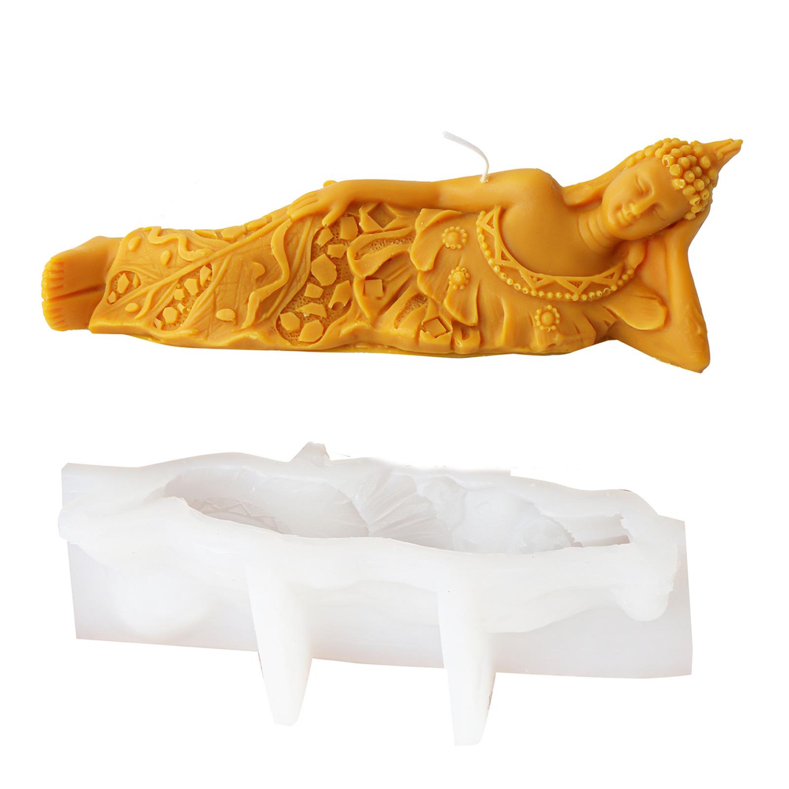 

Многофункциональные силиконовые формы Художественные формы Силиконовые формы для свечей в форме Будды Легко извлекаемые формы для изготовления свечей 4