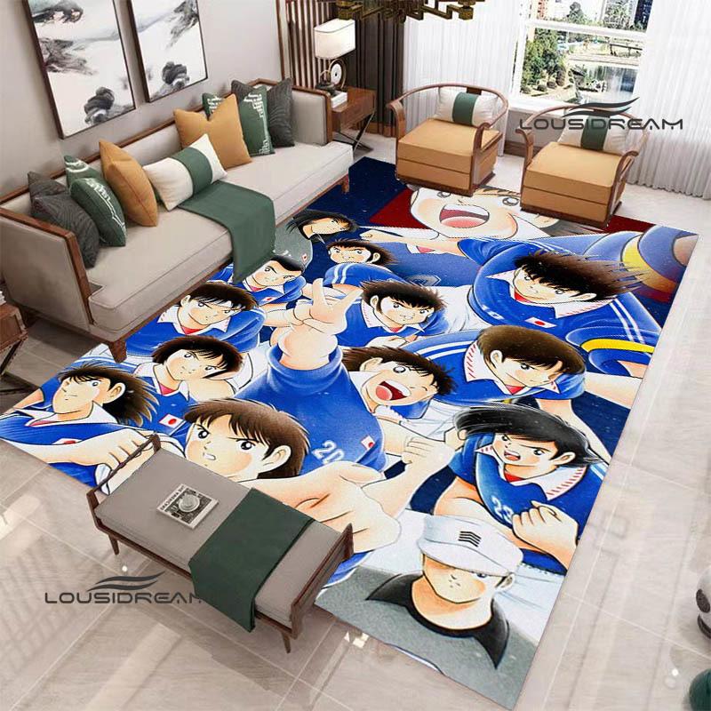 2026 Captain Tsubasa Cartoon Carpet Living Room Bedroom Carpet Balcony Bathroom Non-slip Door Mat Photography Props Birthday Gift