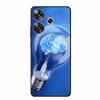 6.79" For Poco M6 4G Case POCOM6 Phone Cover Black Silicone Soft Back Cover Case For Xiaomi Poco M6 4G Case M 6 Protective Coque