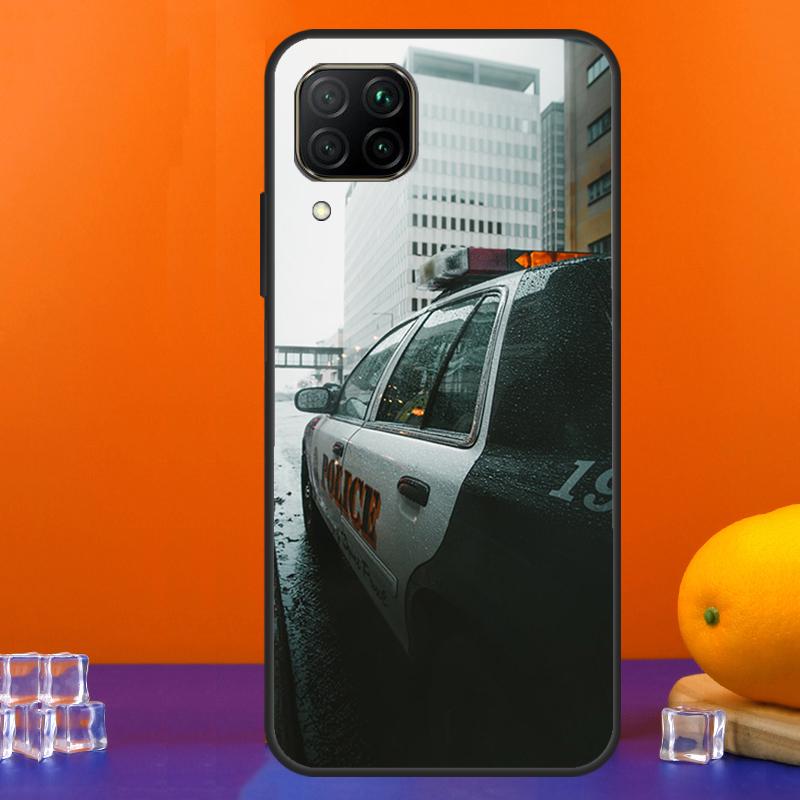 police car For Huawei Nova 12s 12i 11i 8i 9 10 SE Y91 Y90 Y60 Y70 Y72 Y61 P20 P40 Lite P30 P60 Pro Case