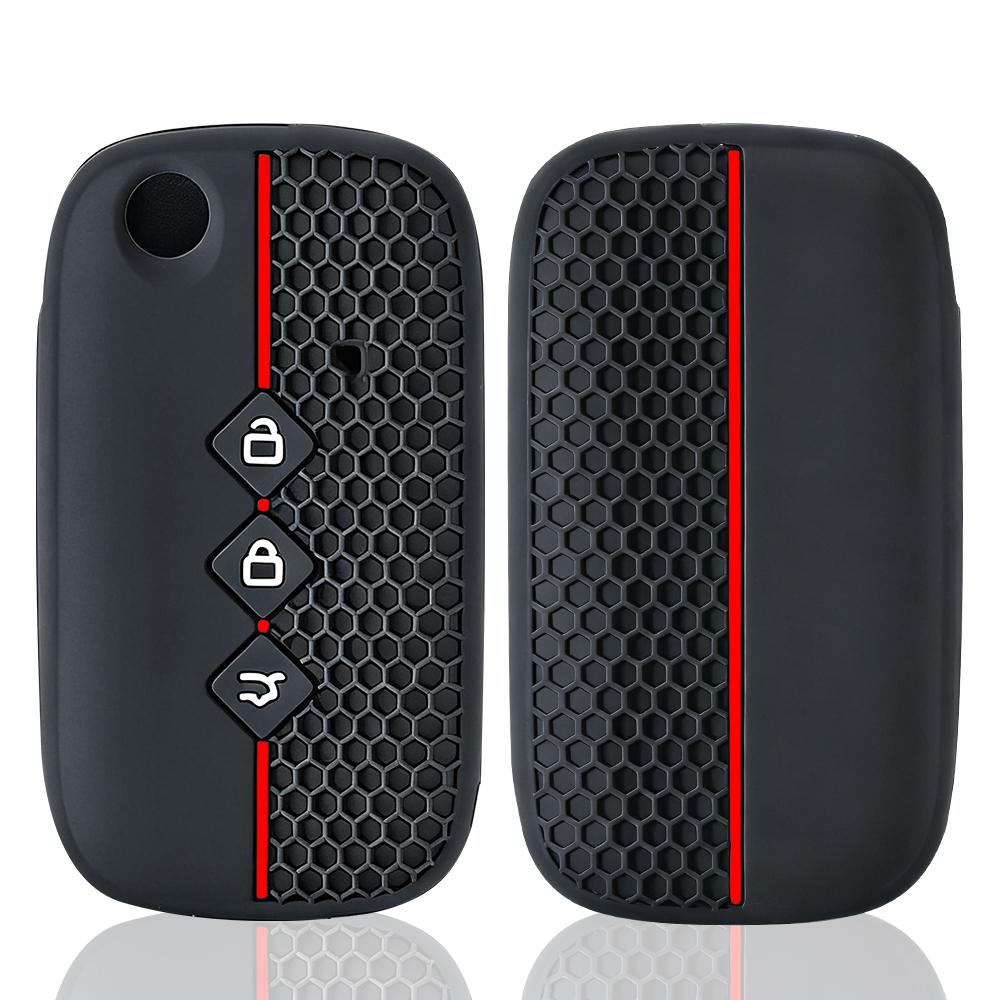 Silicone Key Protect Case Cover Keychain For Baojun 510 730 360 560 Rs-5 530 630 For Wuling Hongguang S Car Styling Accessories