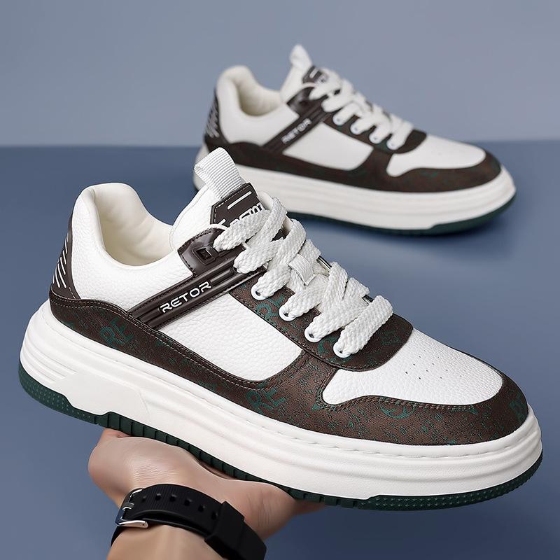 Lässige Board-Schuhe Herren Plateau 2025 Sommer Herrenschuhe Trend Mode Sport Herren weiße Schuhe Trendschuhe 2025