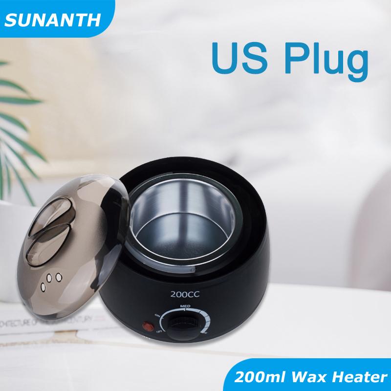 200ML Wax Heater For Hair Removal Hands Feet Depilatory Wax Melting Machine Warmer Dipping Pot Kit / 200g Hard Wax Beans