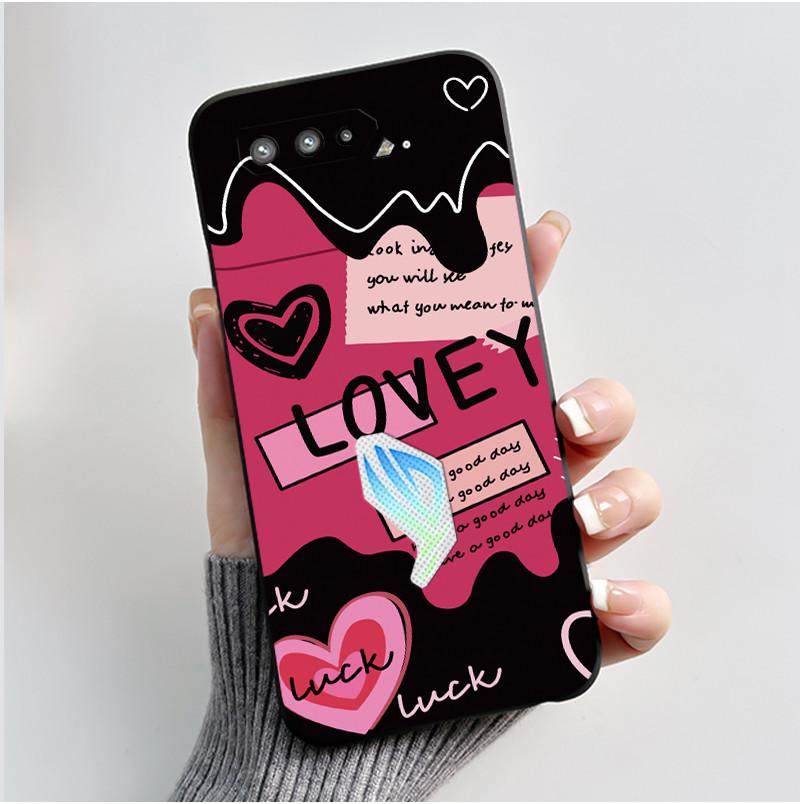 Casing For Asus Rog Phone 5 Rog 5s ZS673KS ZS676KS Case Luxury Dragon Cute Cool Boys Girls Soft Black Matte Silicone Back Cover