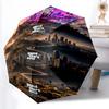Printed Game Grand Theft Auto Folding Umbrella,Outdoor,Leisure,And Travel Umbrella,Durable Umbrella Fabric,Birthday And Holiday Gift