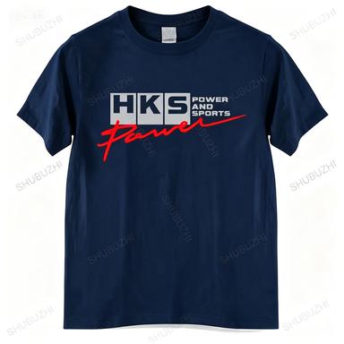 Hks Power And Sports T Shirt Summer Men Cool Cotton Short Sleeve Hks Tshirts Unisex Gift Tops Tee Lh238
